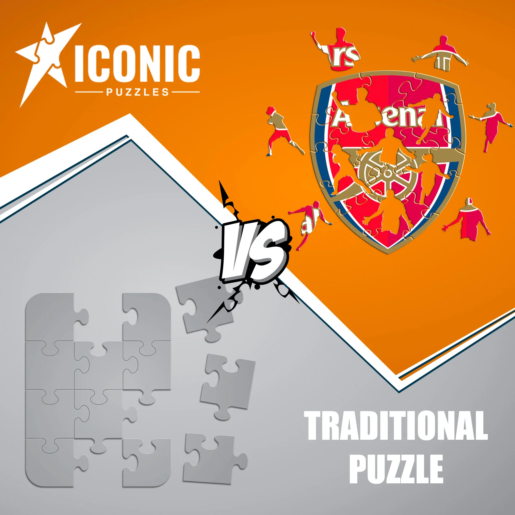 Arsenal FC® Logo - Wooden Puzzle - Image 10