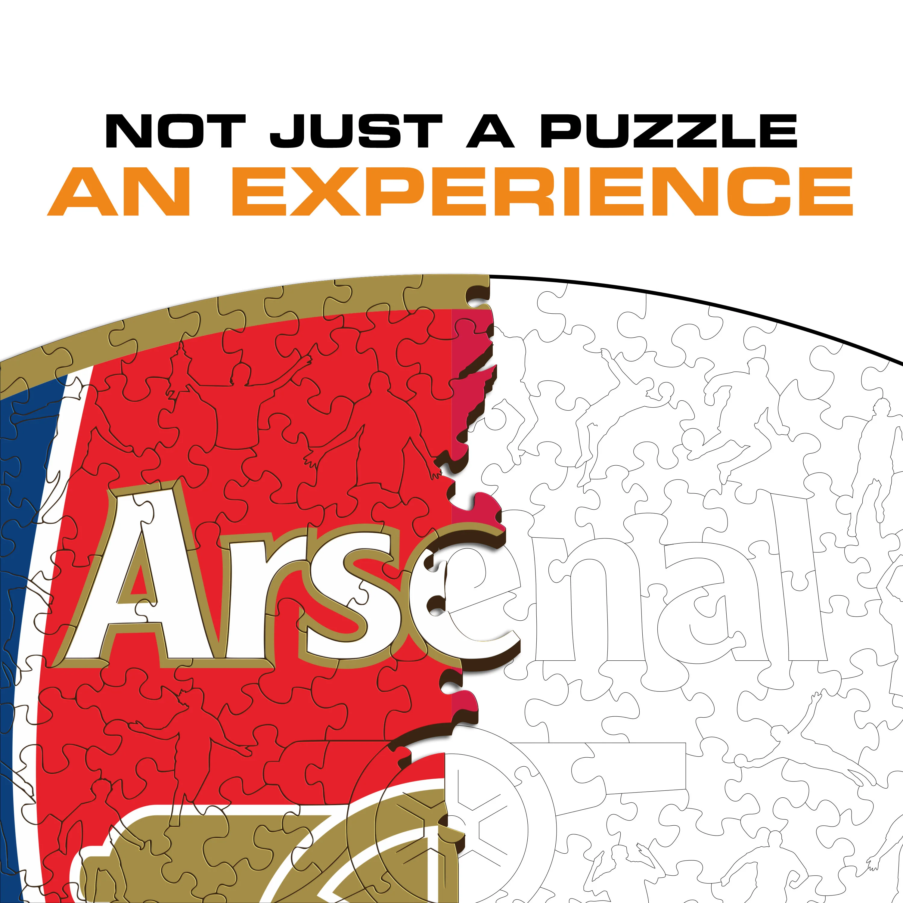 Arsenal FC® Logo - Wooden Puzzle - Image 6