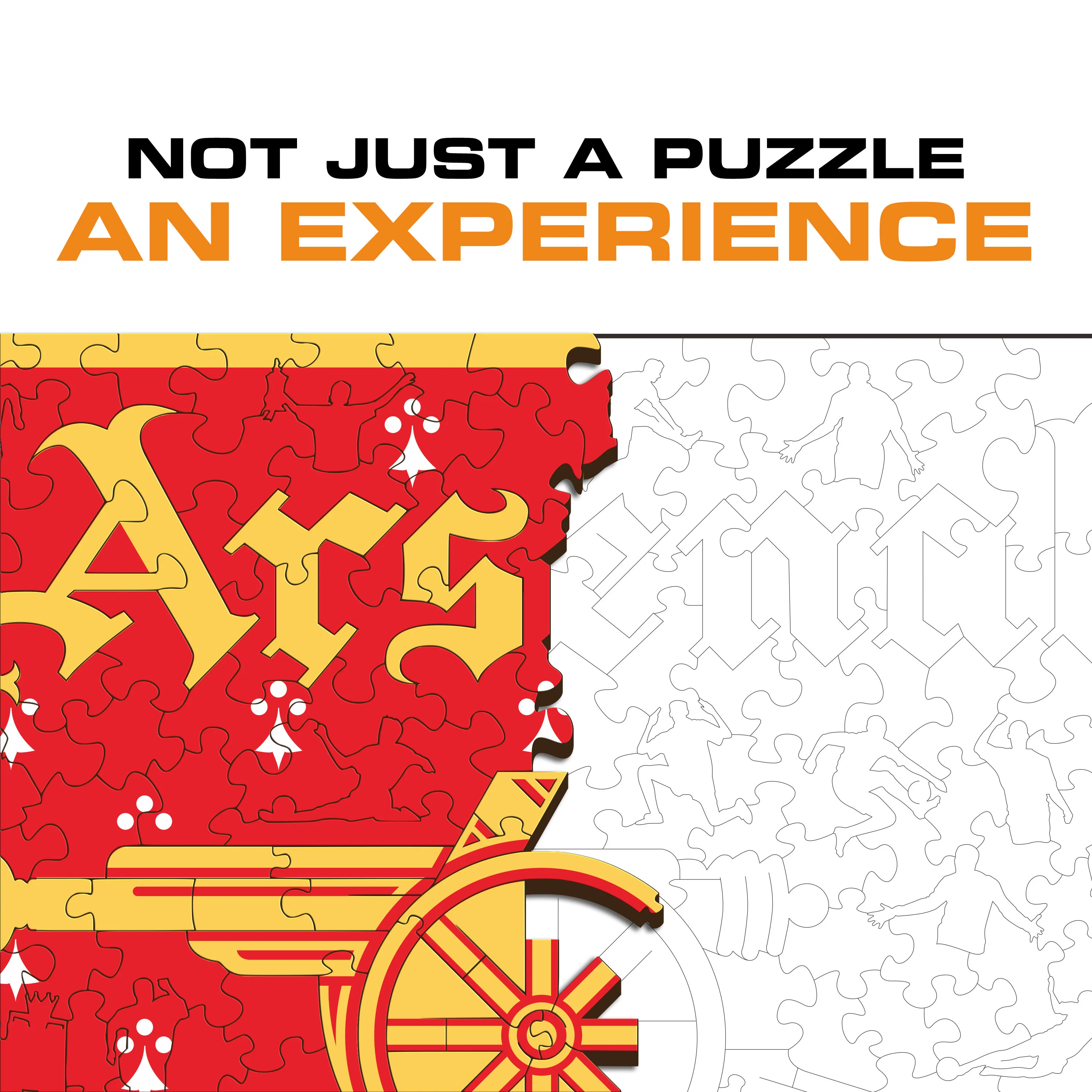 Arsenal FC® Retro Logo - Wooden Puzzle - Image 4