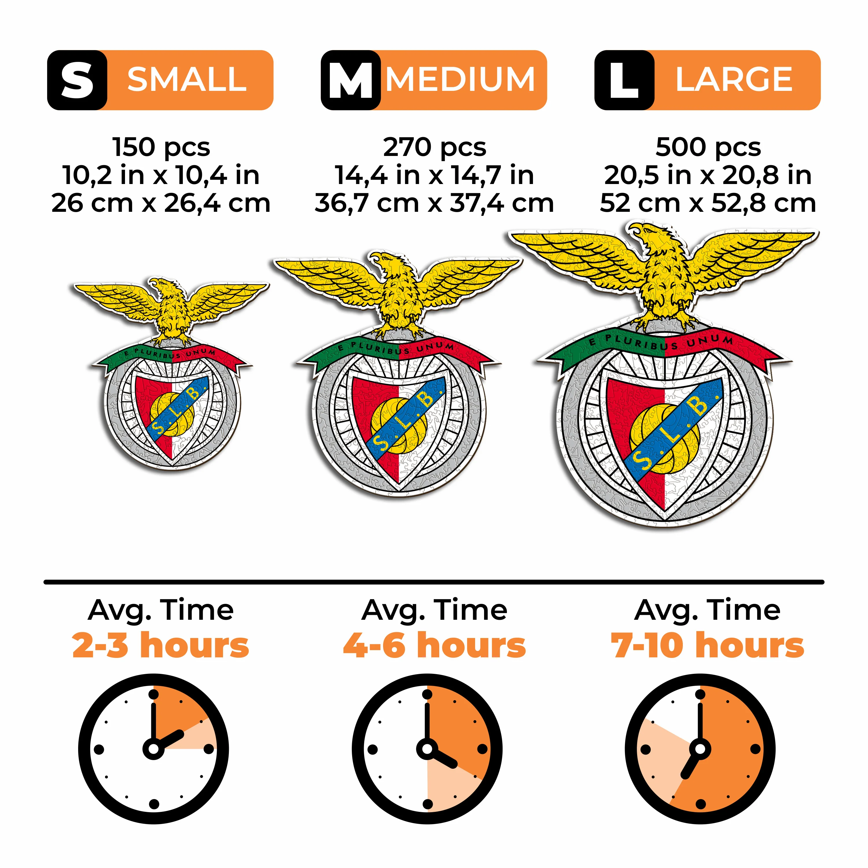 SL Benfica® Logo - Wooden Puzzle - Image 4