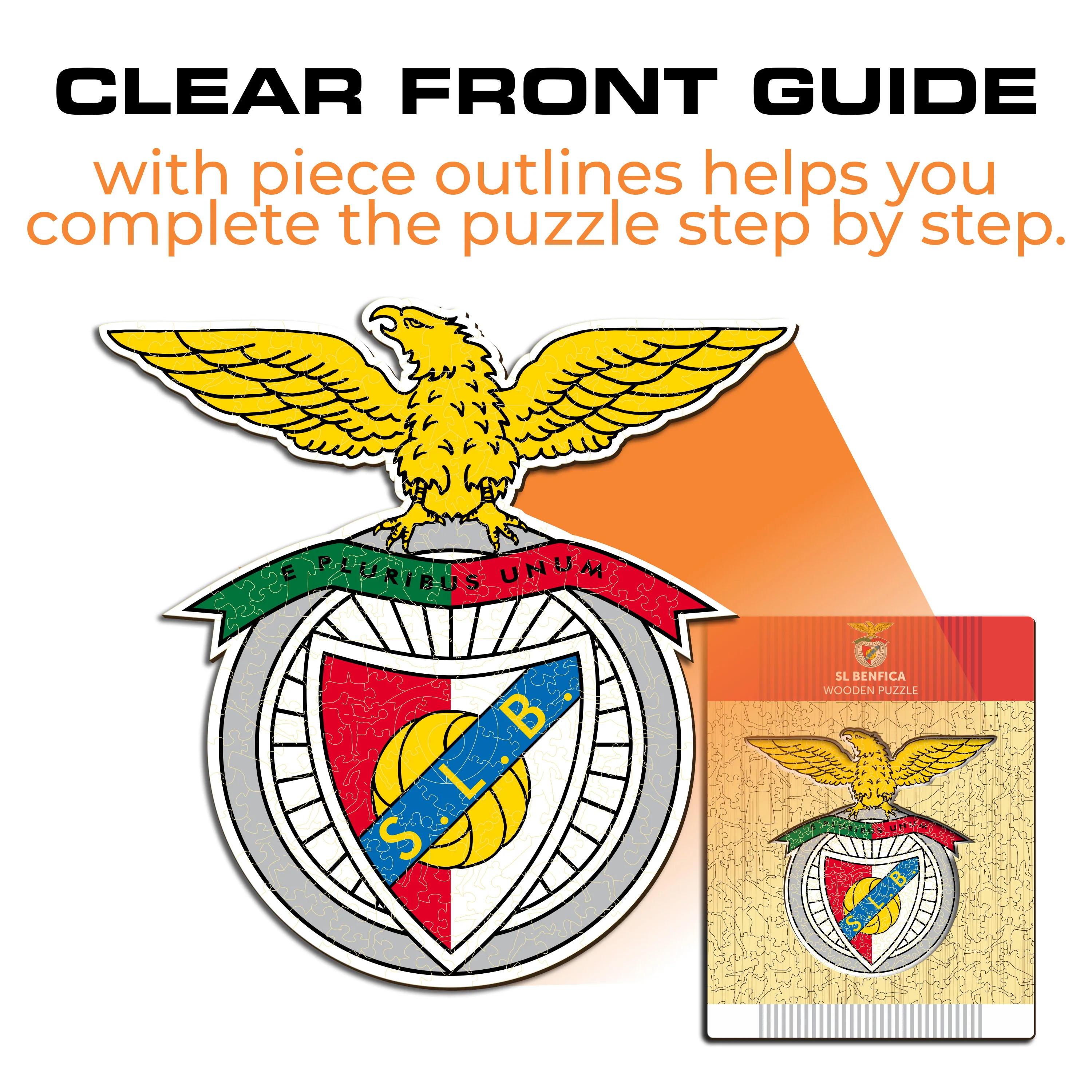 SL Benfica® Logo - Wooden Puzzle - Image 6