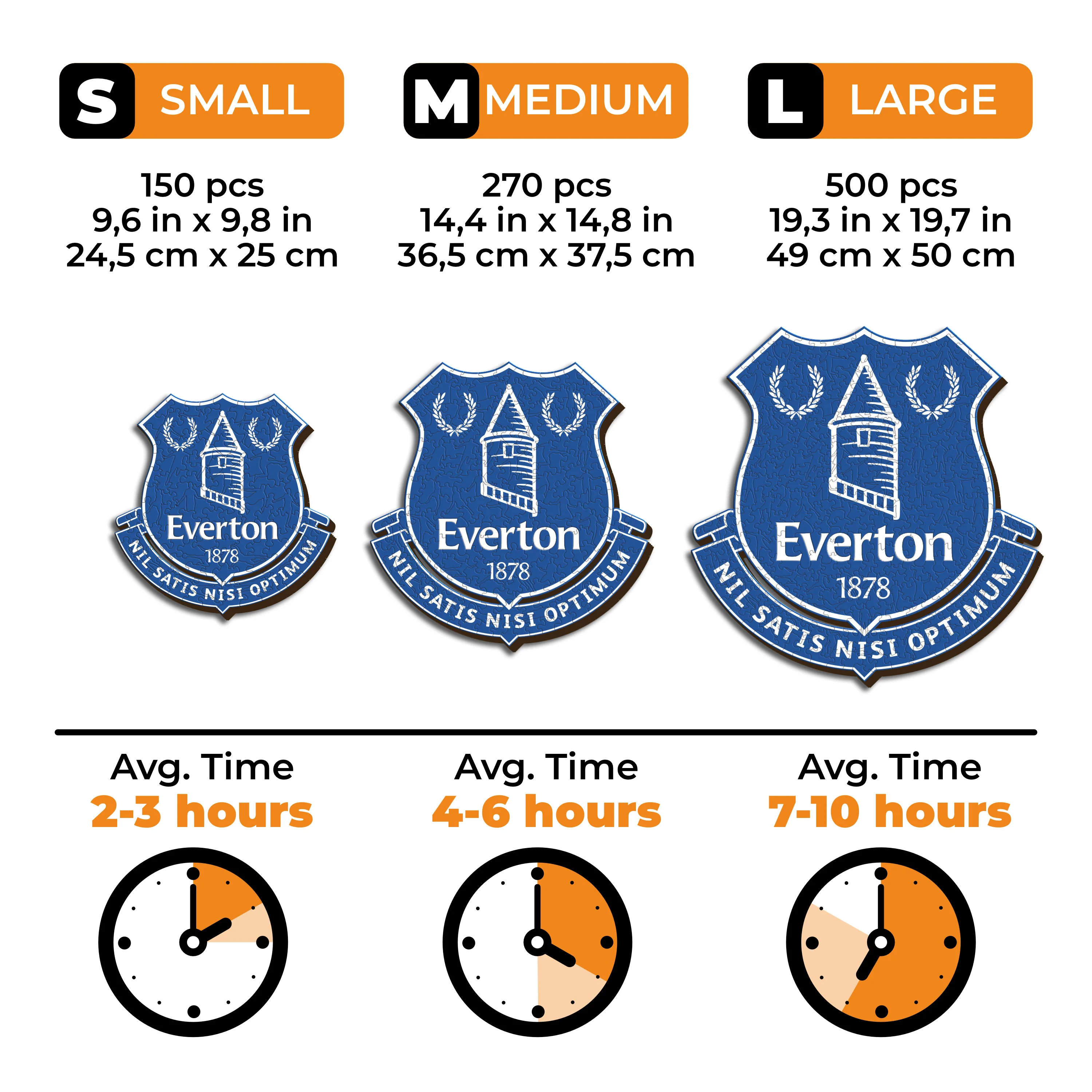 Everton FC® Logo - Wooden Puzzle - Image 4