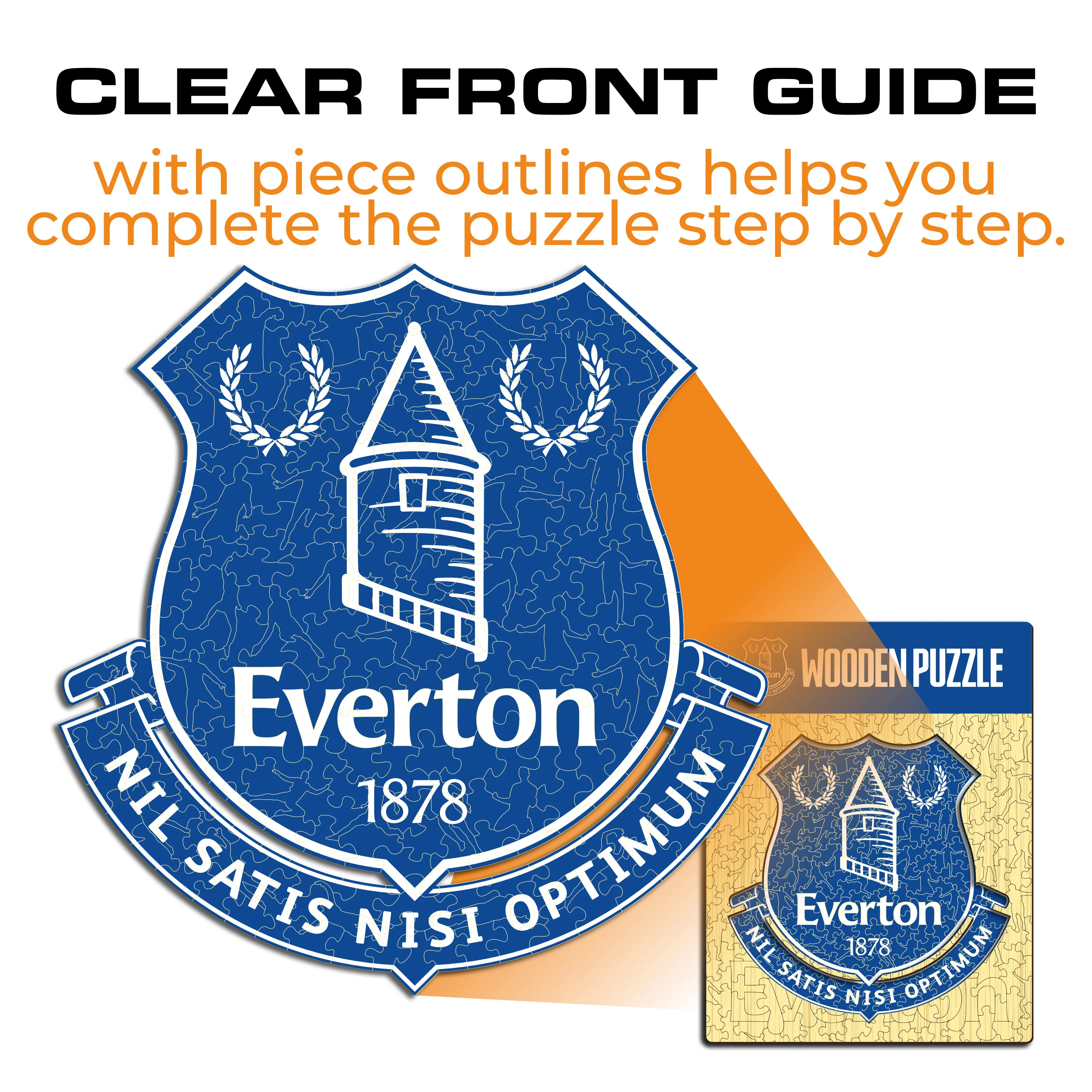 Everton FC® Logo - Wooden Puzzle - Image 7