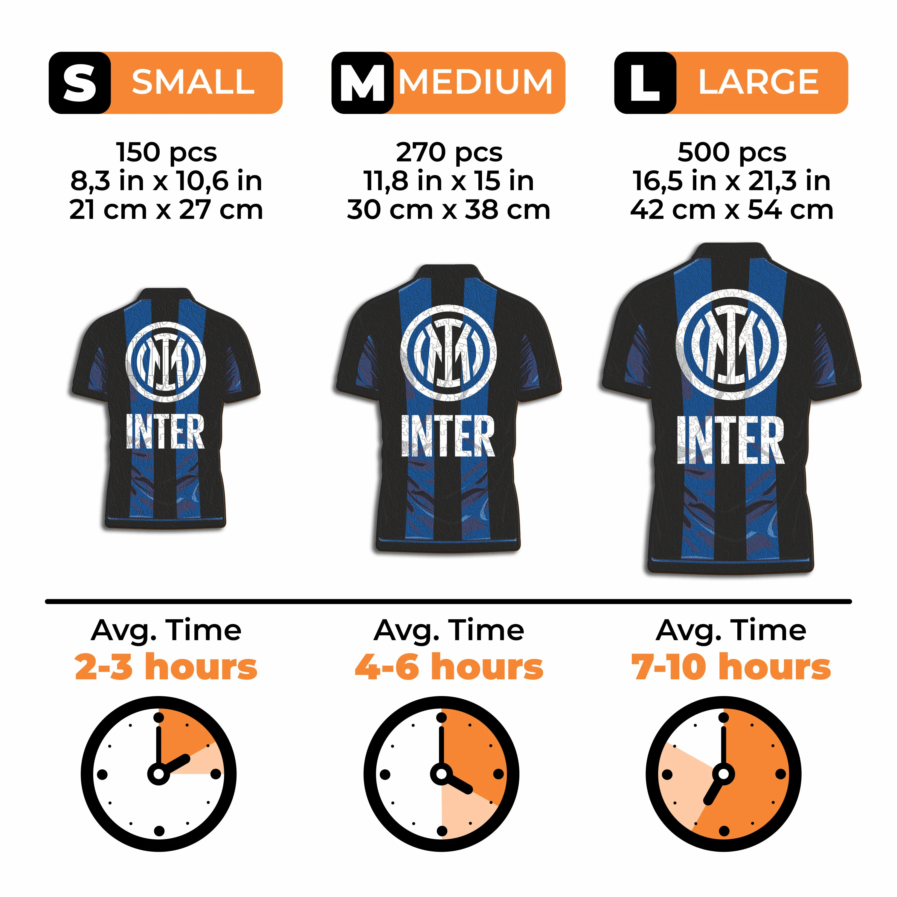 FC Inter® Jersey - Wooden Puzzle - Image 4