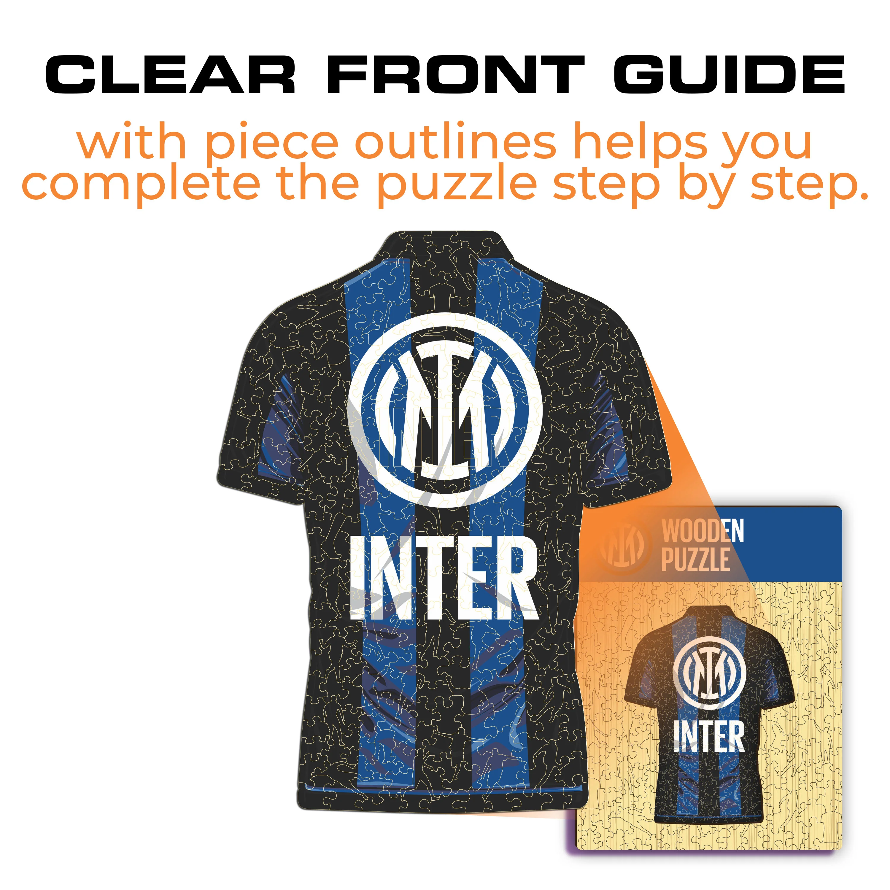 FC Inter® Jersey - Wooden Puzzle - Image 7