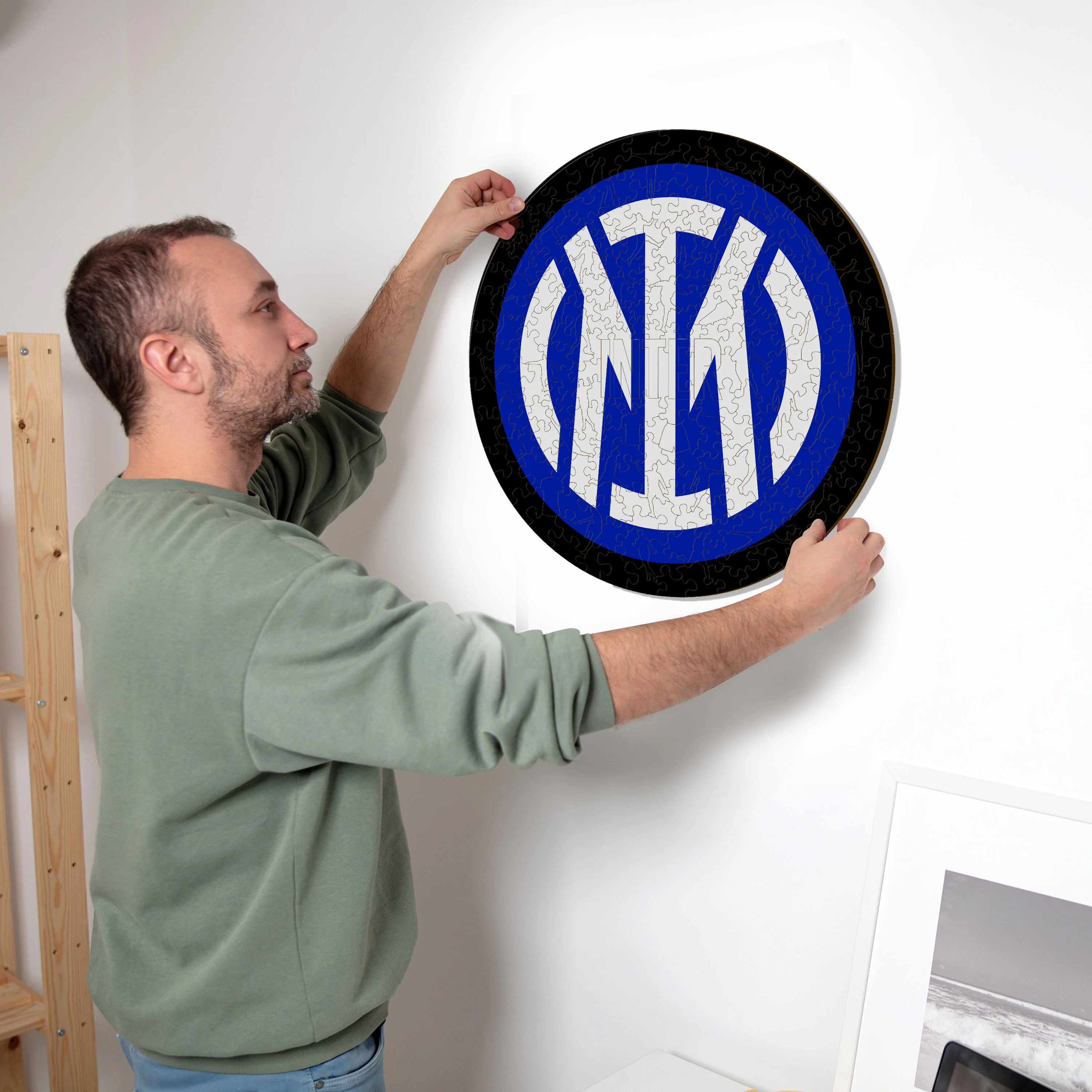FC Inter® Logo - Wooden Puzzle - Image 5