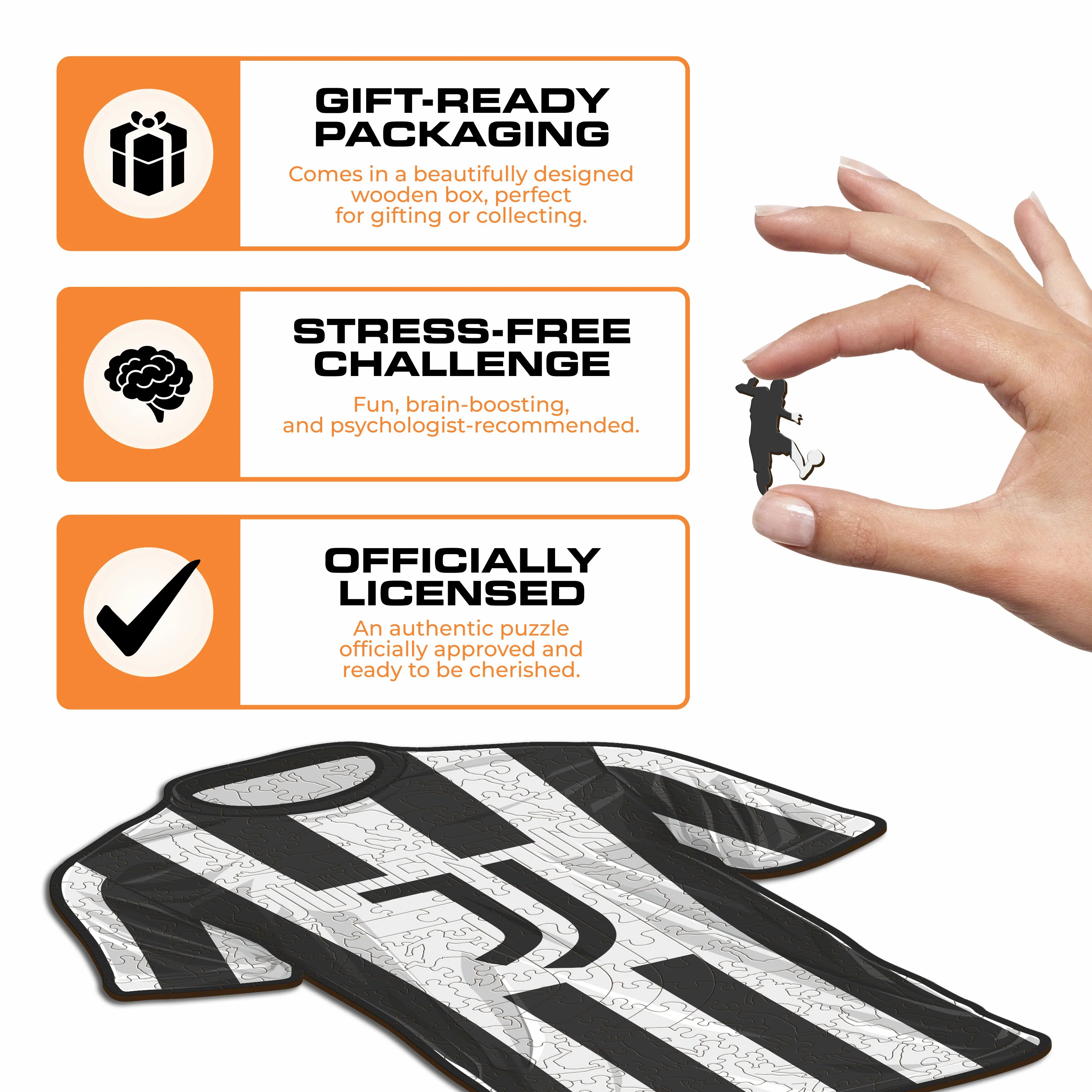Juventus FC® Jersey - Wooden Puzzle - Image 3