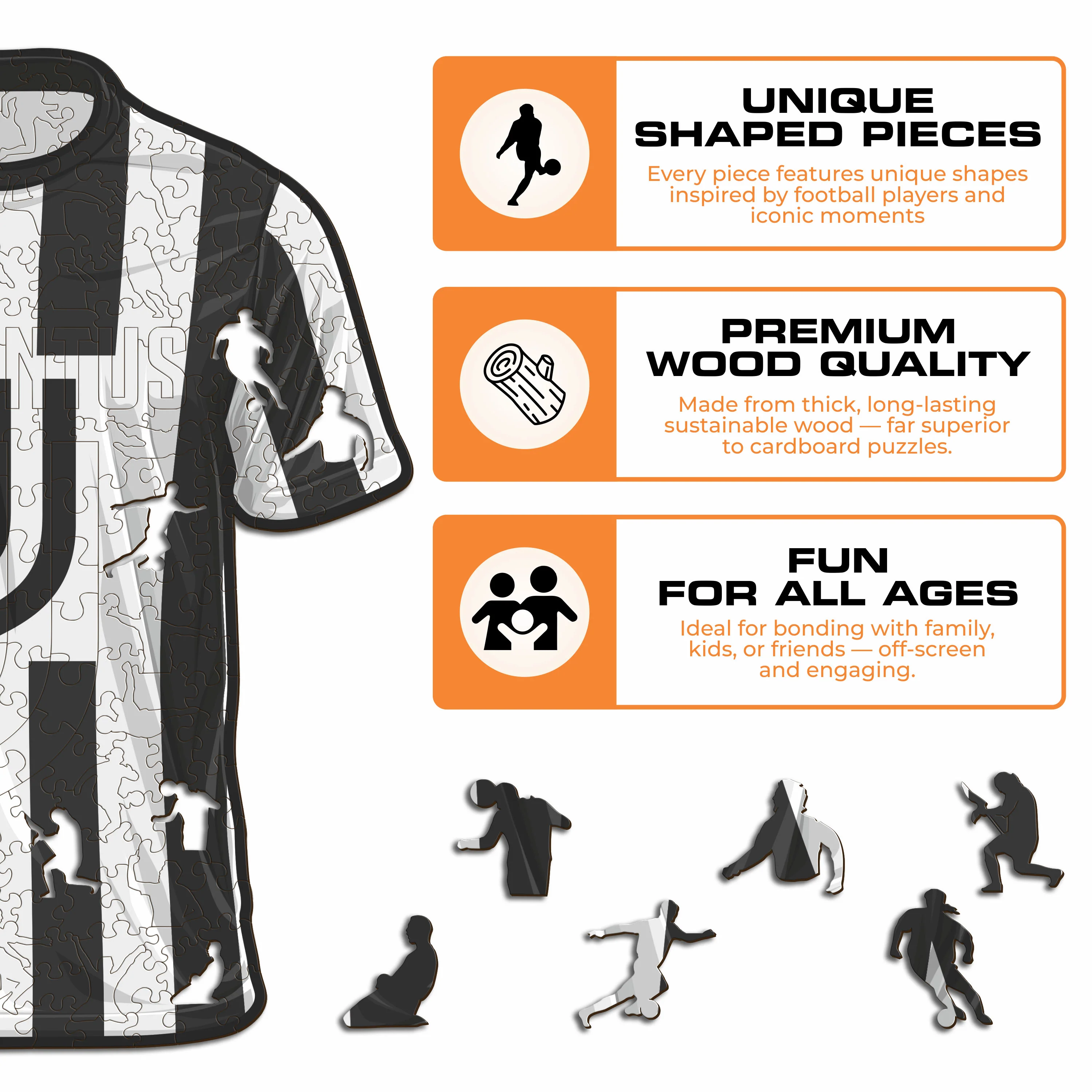 Juventus FC® Jersey - Wooden Puzzle - Image 5
