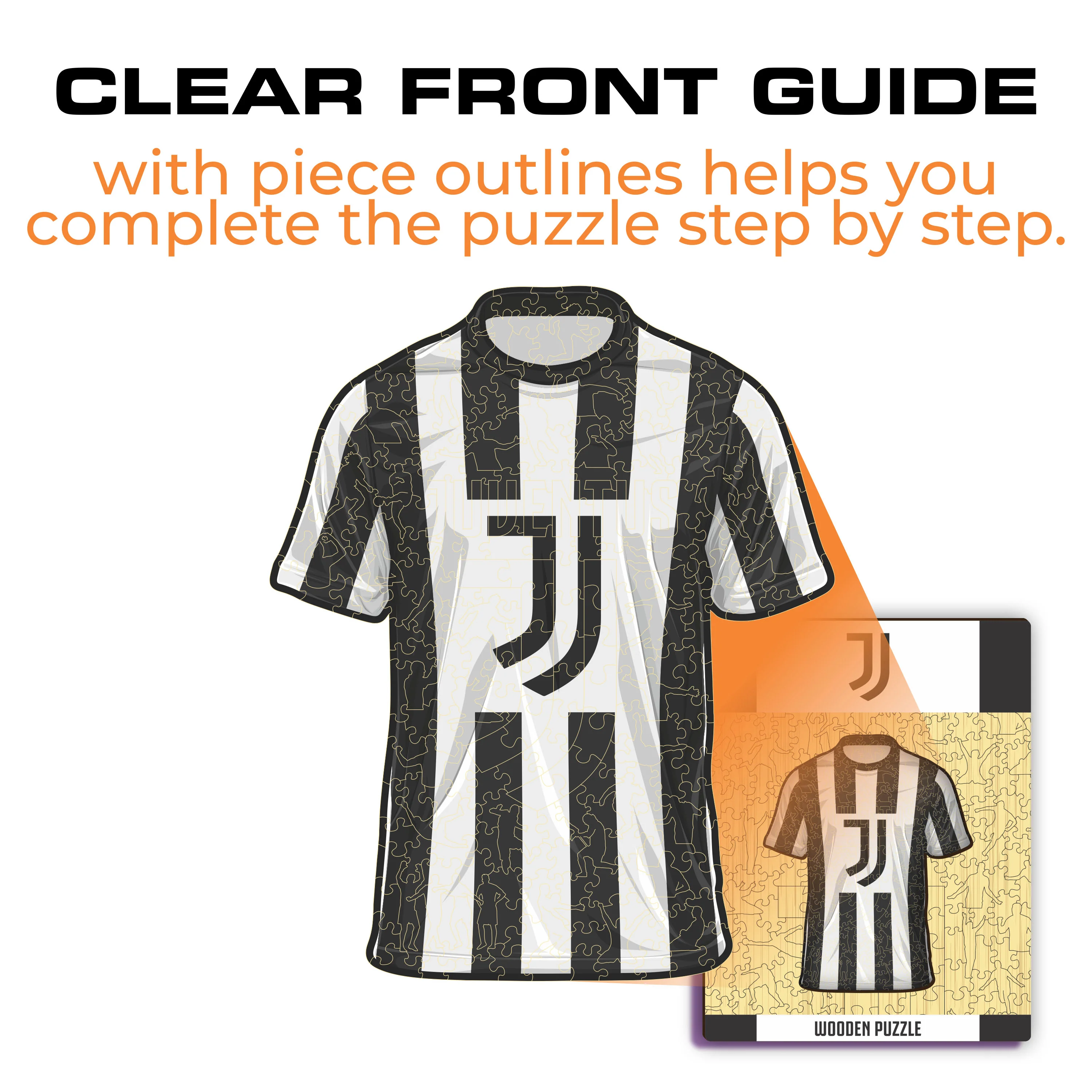 Juventus FC® Jersey - Wooden Puzzle - Image 6