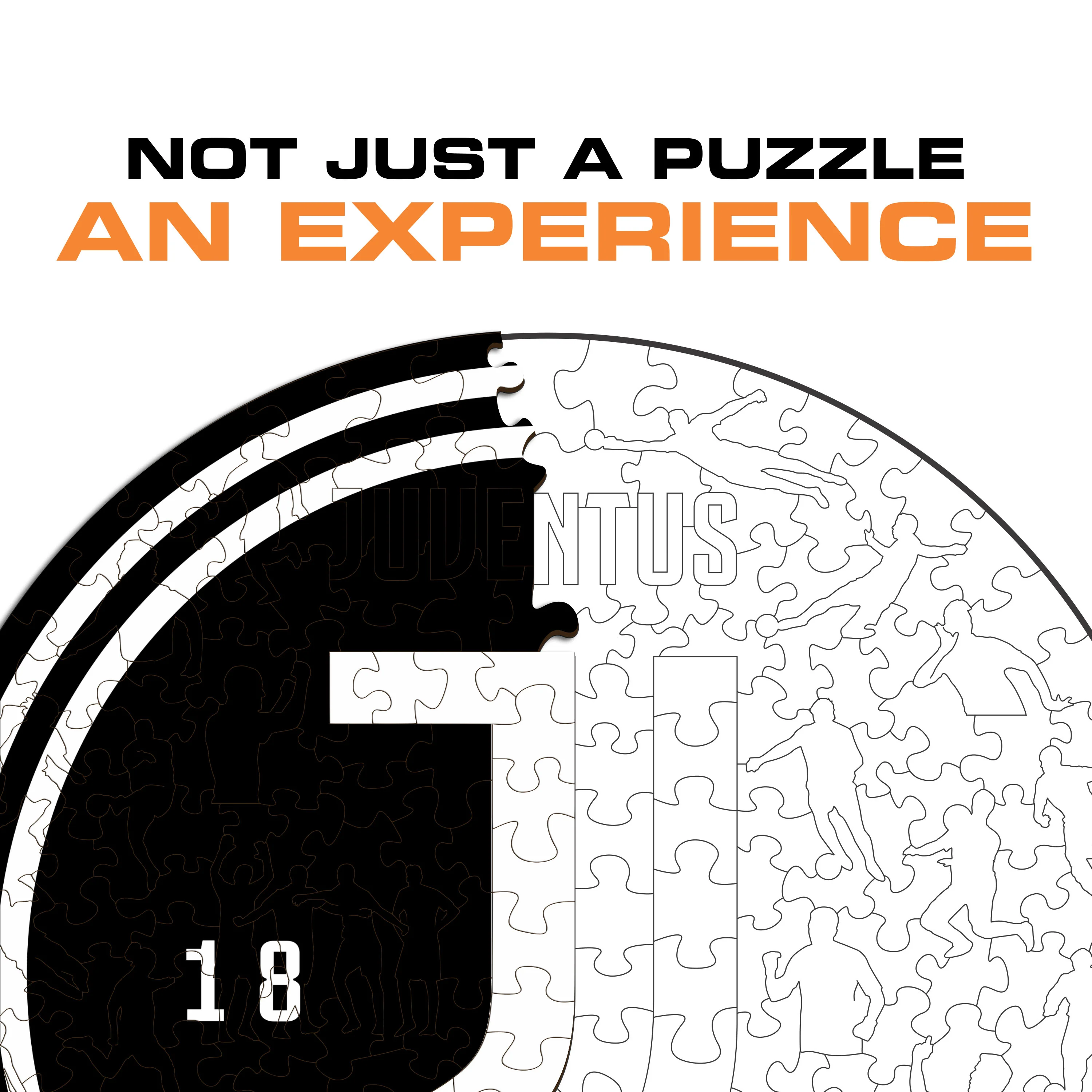 Juventus FC® Logo - Wooden Puzzle - Image 6