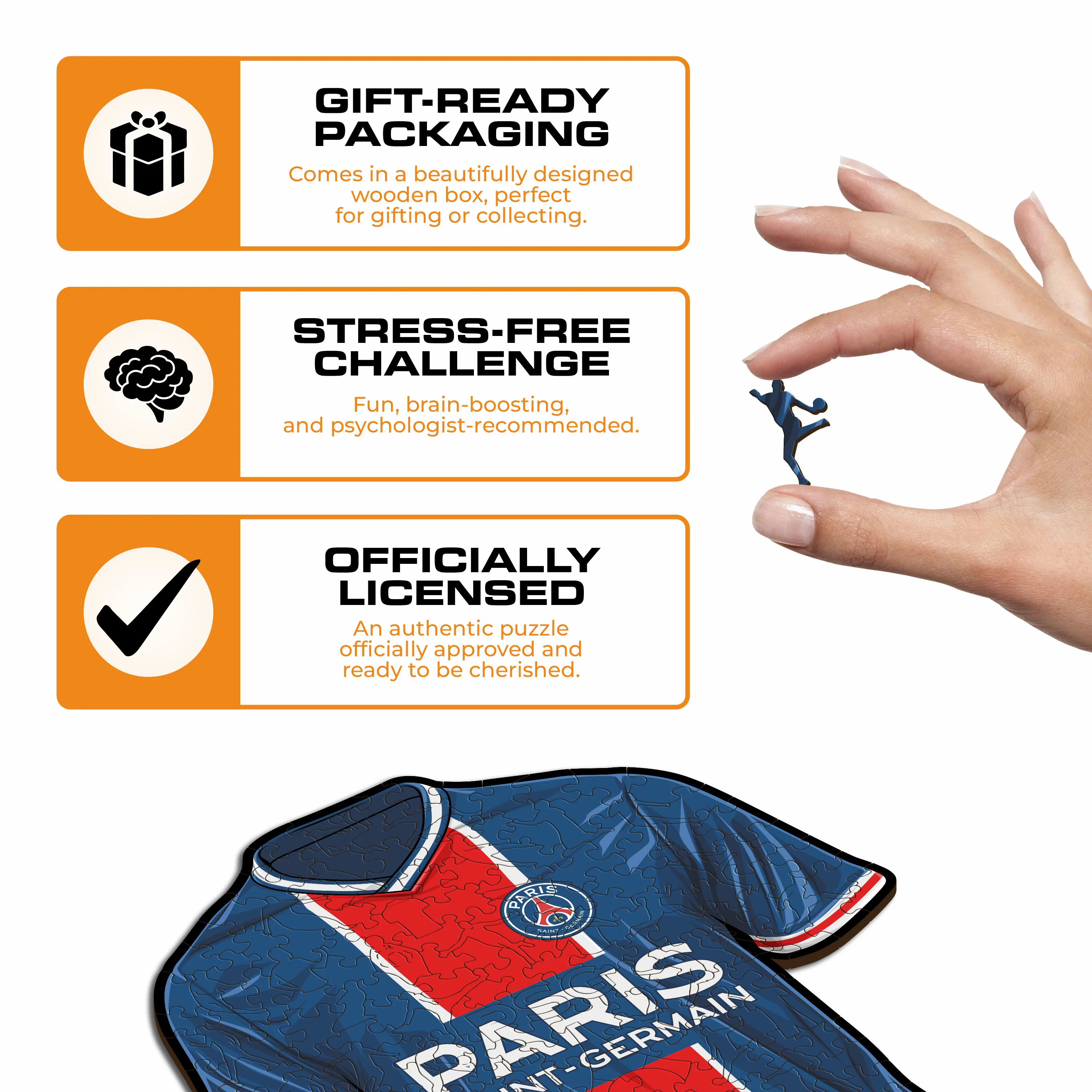 PSG FC® Jersey - Wooden Puzzle - Image 3