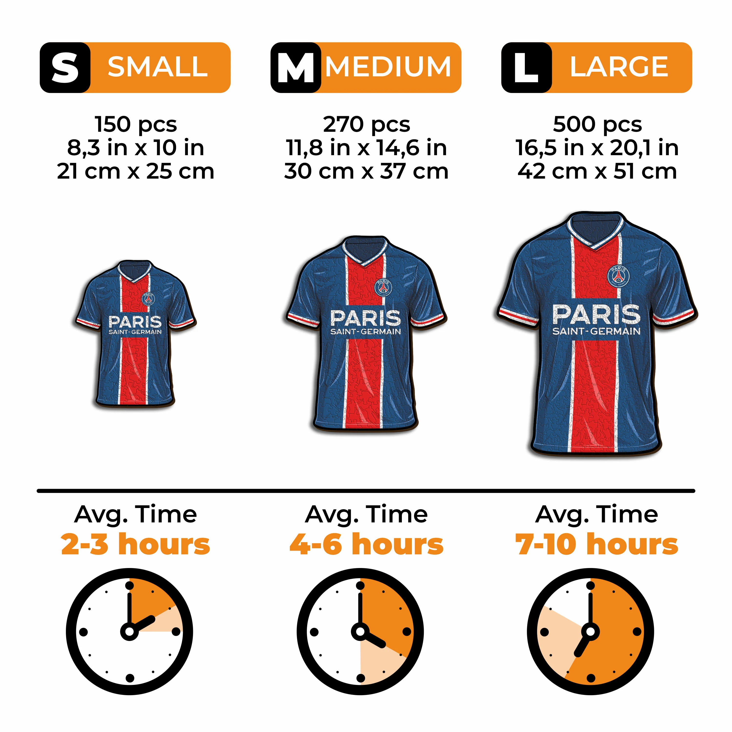 PSG FC® Jersey - Wooden Puzzle - Image 4
