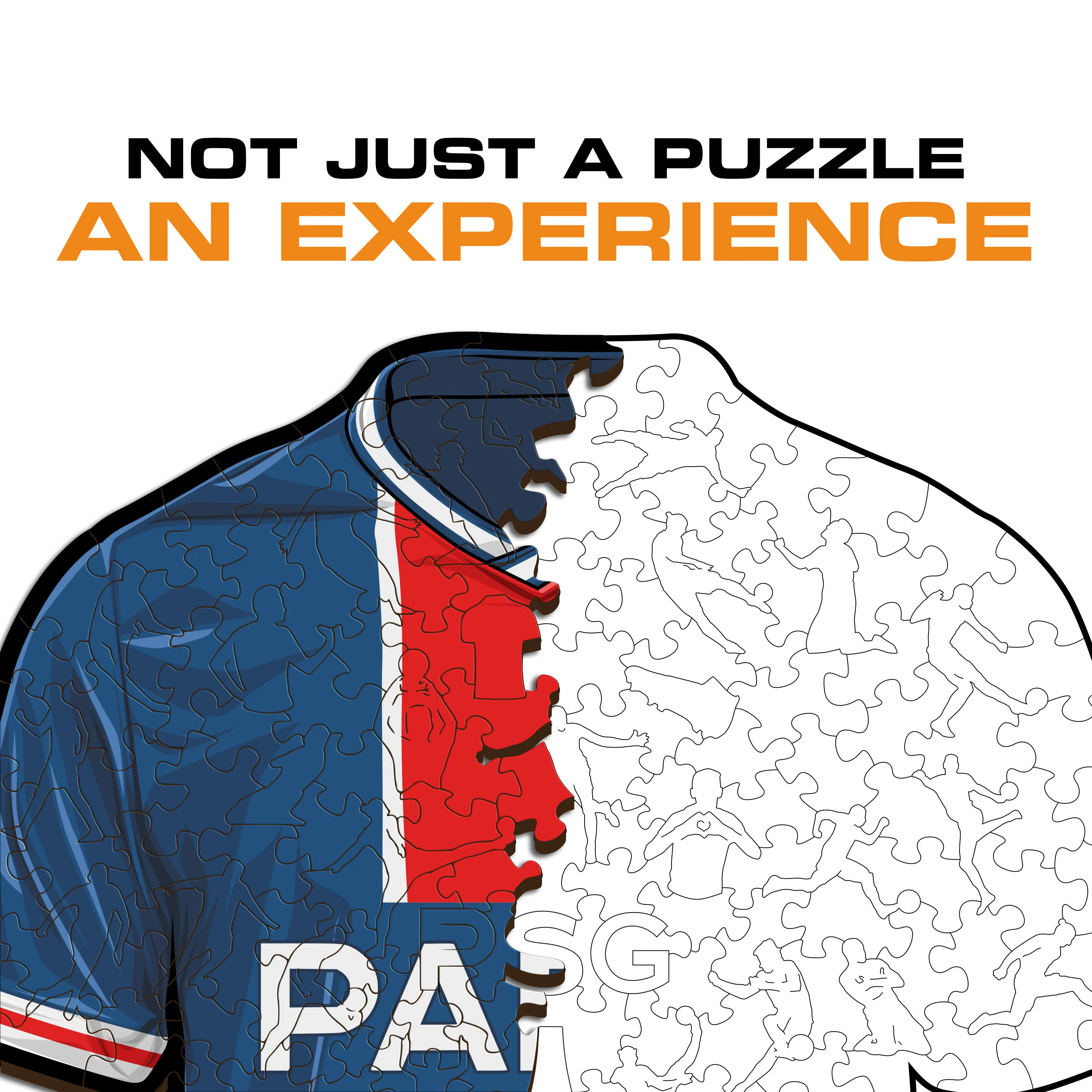 PSG FC® Jersey - Wooden Puzzle - Image 6