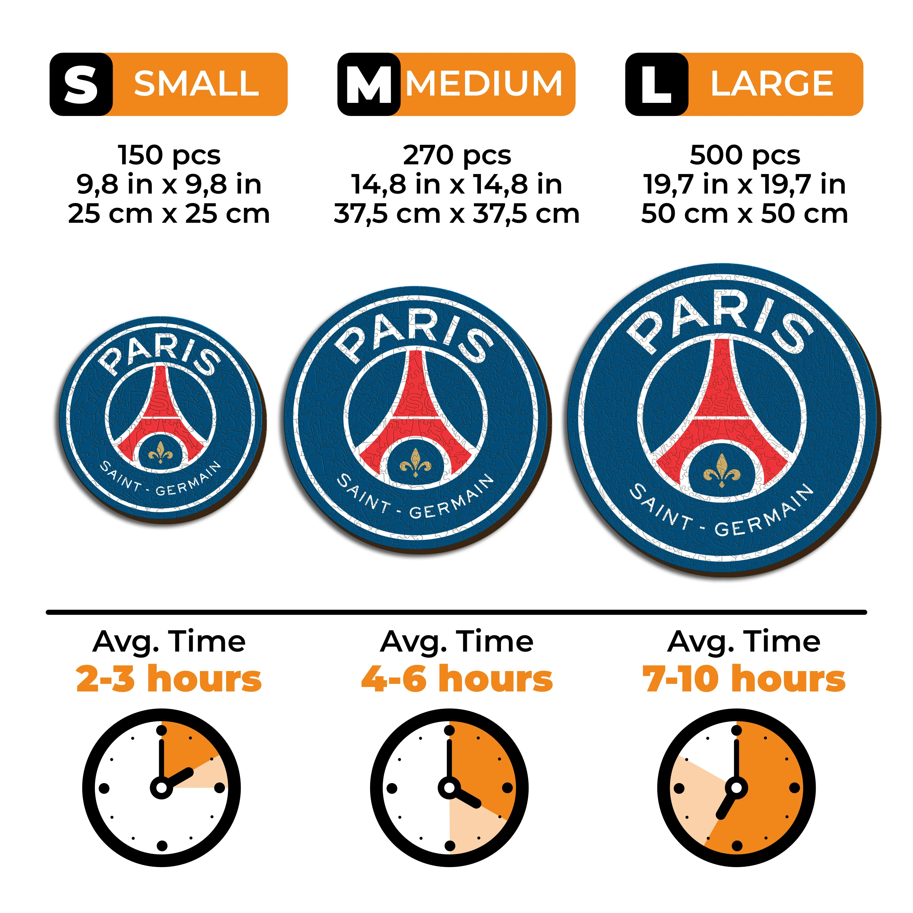 PSG FC® Logo - Wooden Puzzle - Image 4