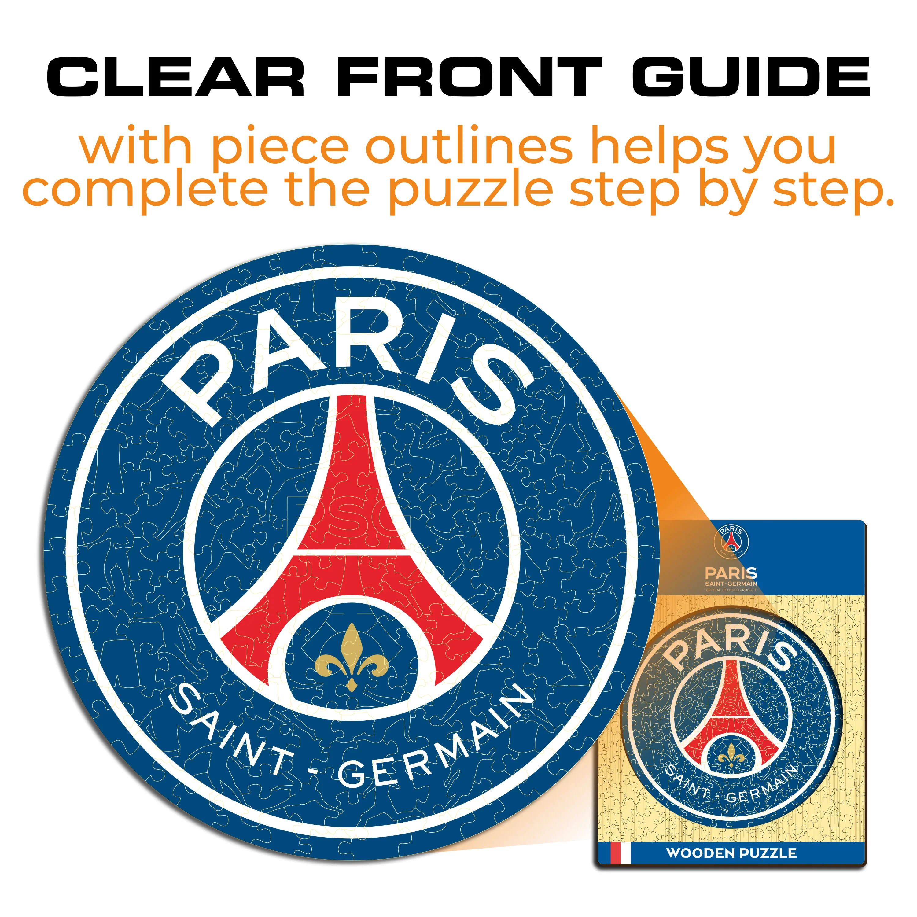 PSG FC® Logo - Wooden Puzzle - Image 7