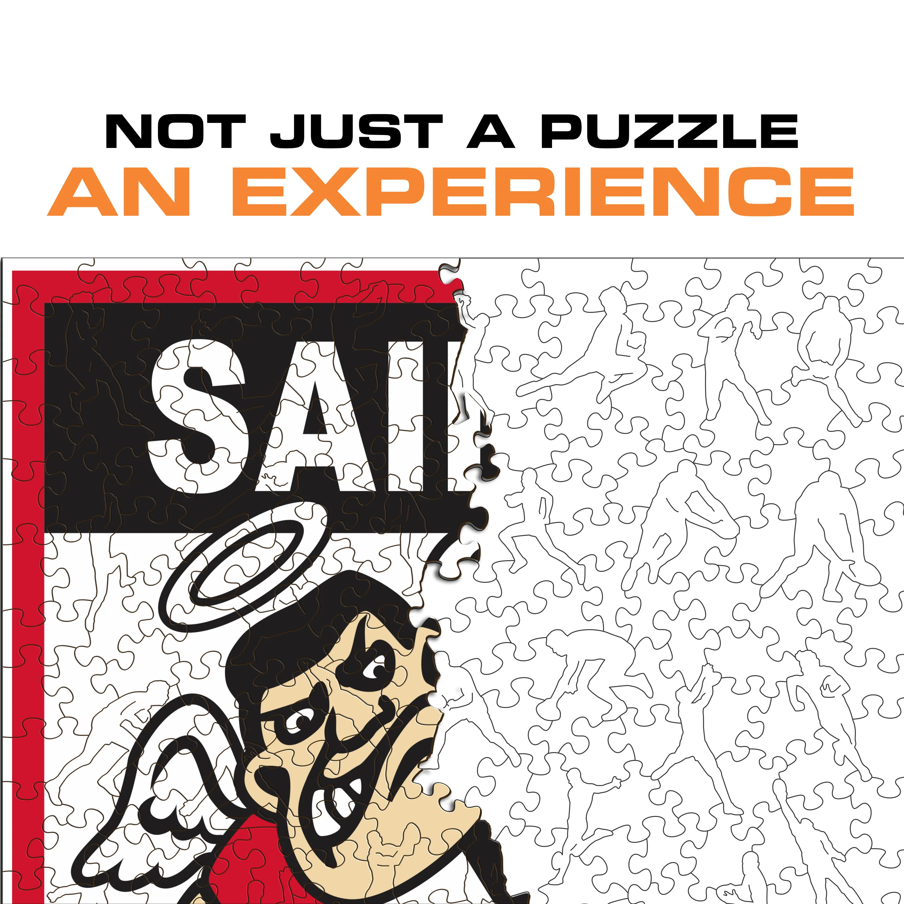 St Kilda FC Retro Mascot - Wooden Puzzle - Image 7